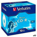 CD-R Verbatim MUSIC 80' 16x 10 Pieces (10 Units)