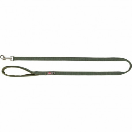 Dog Lead Trixie Premium Green Olive 1 m M/L