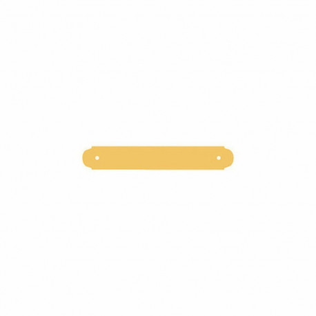 Identification plate for collar Imarc Mounts Yellow