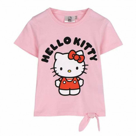 Child's Short Sleeve T-Shirt Hello Kitty Light Pink