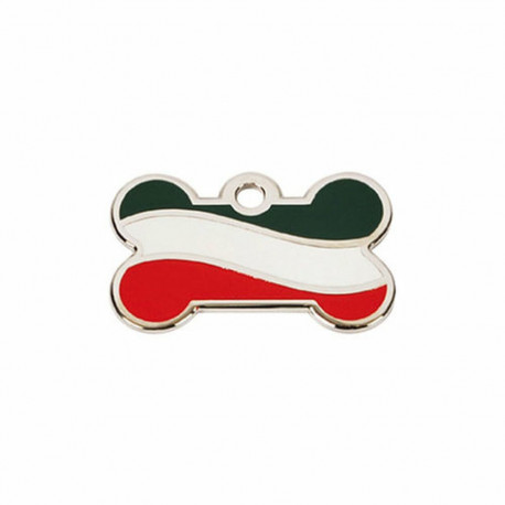 Identification plate for collar Imarc Citizen Italia Multicolour Bone Aluminium