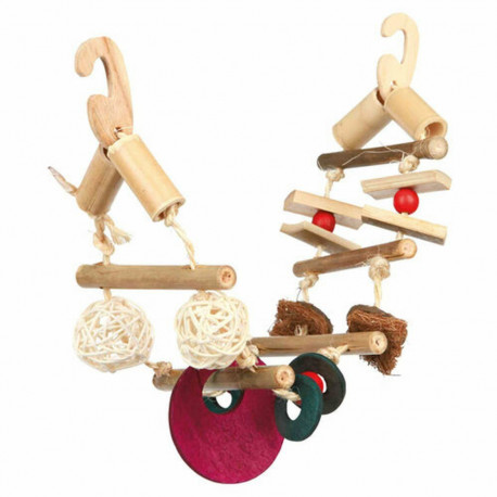 Lindude mänguasi Trixie Mitmevärviline 45 cm Sild