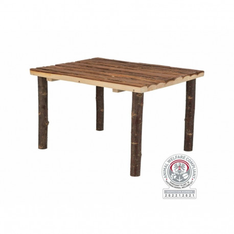 Mänguasi Rodentidele Trixie Pruun Puukoor 45 × 27 × 35 cm Platvorm