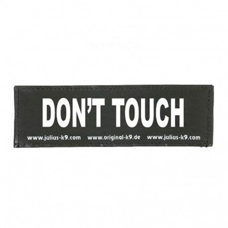 Rakmete sildid Julius K9 DON'T TOUCH L Valge Must (2 Ühikut)