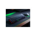 Razer Huntsman Mini Wired Gaming keyboard, USB, RGB LED, US Int, Clicky Optical Switch, Black