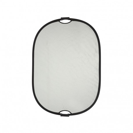 Quadralite Collapsible Reflector w/Grip Silver-White 90x120cm GRADE B