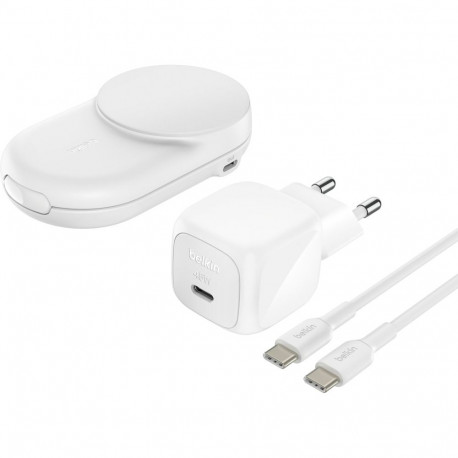 Belkin UltraCharge 25W Qi2 magn. 2-in-1 fold.charg.wht.WIZ039kqWH