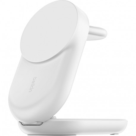 Belkin UltraCharge 25W Qi2 magnetiline 3-ühes laadimisklapp valge WIZ037kqWH
