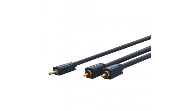ClickTronic HQ OFC cable Jack 3,5mm - 2x CINCH RCA, M/M, 3m