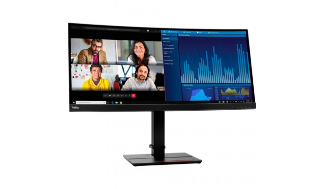 Lenovo ThinkVision P34w-20 - 34.1 - black, WQHD, IPS, curved, USB-C