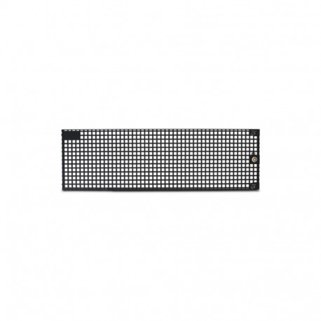 Inter-Tech front grille 3U, cover (black)