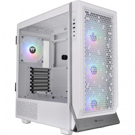 Ceres 500 TG ARGB Snow White (weiß, Tempered Glass)