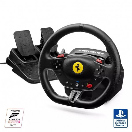 Thrustmaster T98-P Ferrari 296 GTB Black USB Steering wheel + Pedals Analogue / Digital PC, PlayStat