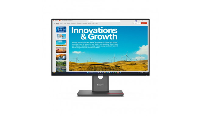 Lenovo ThinkVision P24QD-40 LED ekraan 60,5 cm (23,8") 2560 x 1440 pikslit Quad HD LCD must