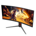 AOC G4 CU34G4Z computer monitor 86.4 cm (34") 3440 x 1440 pixels Wide Quad HD LED Black, Red