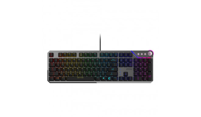 MSI STRIKE 600 silen mänguklaviatuur USB QWERTY US English must