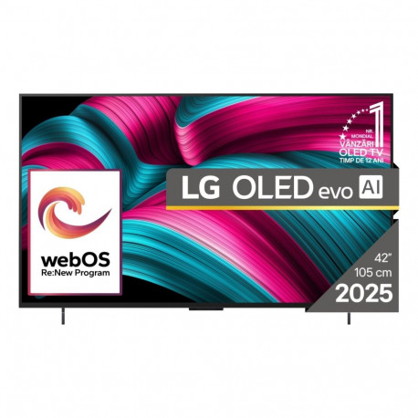 LG OLED evo AI OLED42C51LA TV 106.7 cm (42") 4K Ultra HD Smart TV Wi-Fi Black