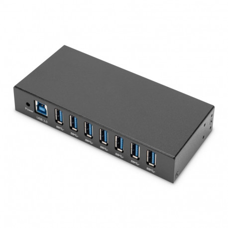 Tööstuslik USB-jaotur 7-pordiline USB 3.0 DIN-liistule