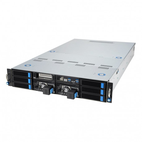 ASUS rack-server ESC4000A-E12-SKU1/2600W(1+1) Socket SP5 (2U), hõbedane