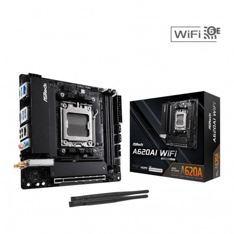 Asrock A620AI WiFi AMD A620A Socket AM5 mini ITX emaplaat