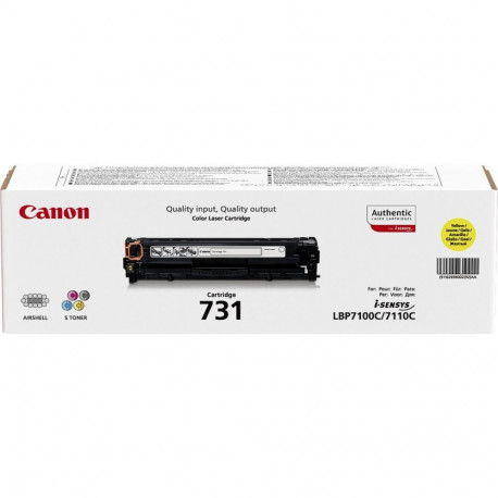 Canon toonerkassett 731 originaalne, kollane