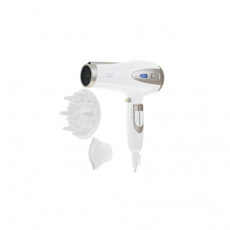 AD 2248 white champagne Suszarka 2200w ion + dyfuzor