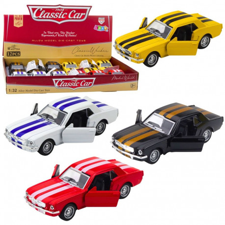 Klasyczny Holownik Z Napędem Pull-Back Metalowy Otwierane Drzwi 1:32 Mix