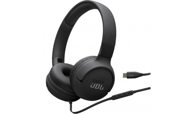 "JBL Tune 520C, kabelgebundene On-Ear-Kopfhrer, schwarz"