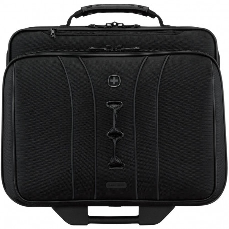 "WENGER Legacy Black Series 39,62cm 15,6Zoll Wheeled Laptop Case w Tablet Pocket Black"