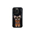Nimmy ümbris iPhone 15 Pro Max 6.7" must prillidega lahe koer
