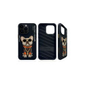 Nimmy ümbris iPhone 15 Pro Max 6.7" must prillidega lahe koer