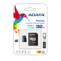 ADATA Premier MicroSDHC Card 32 GB Class 10 UHS-I/U1 (AUSDH32GUICL10RA1)