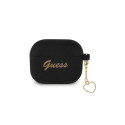 Guess GUA3LSCHSK AirPods 3 cover black Silicone Charm Heart Collection