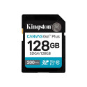 Kingston Canvas Go! Plus 128 GB SD mälukaart klass 10, UHS-I, U3, V30