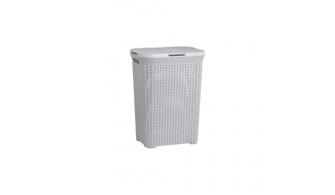 Laundry box Style 60L 44,8x34,1x61,5cm light grey