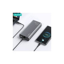 USAMS Powerbank PB59 30000mAh 65W 2xQC3.0 + PD kiirlaadimine must CMXLOGTC01 (US-CD165) + U kaabel