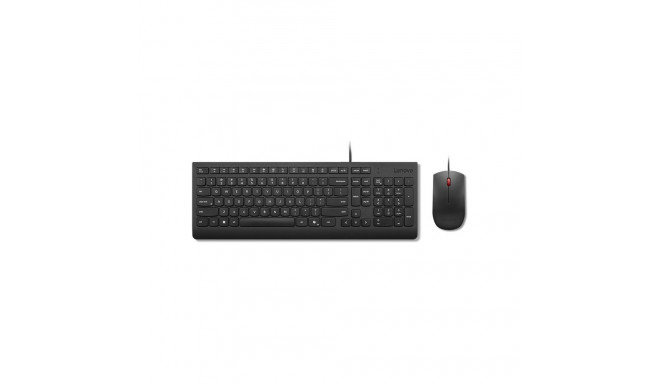 Lenovo Essential | Keyboard and Mouse Combo | Wired | US Euro | Black