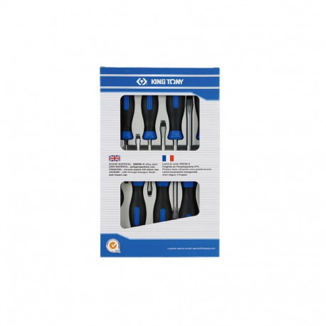KT FLAT SCREWDRIVERS 8 pcs. 30118MR...