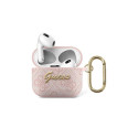 Guess GUA34GSMP AirPods 3 ümbris roosa 4G Script Metal Collection