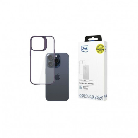 3MK Satin Armor Case+ iPhone 15 Pro purple
