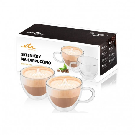 ETA | Cappuccino glasses | ETA518092010 | For coffee | 2 pc(s) | Dishwasher proof