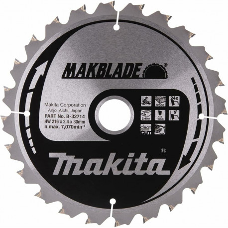 MAKITA ketassaag 216x30x24z Makblade puidu jaoks