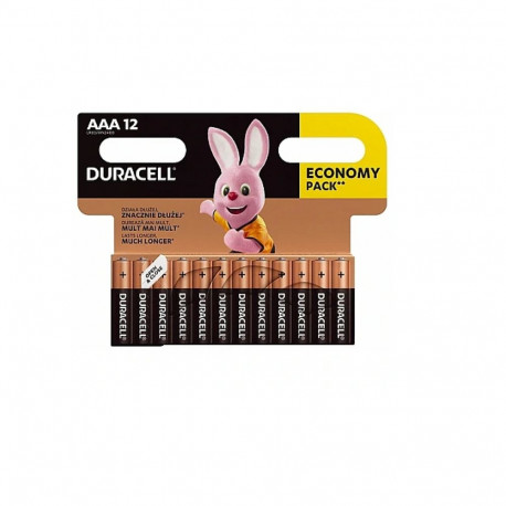 Duracell AAA MN2400 leelispatareid LR03 1,5V (12 tk) (EU blister)