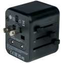 Verbatim Travel Adapter EU/UK/US 2xUSB-A/USB-C PD 20W UTA-02 black 49544