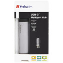 Verbatim USB-C Hub Adapter - USB-C/2xUSB-A 3.0/HDMI aluminum 49140
