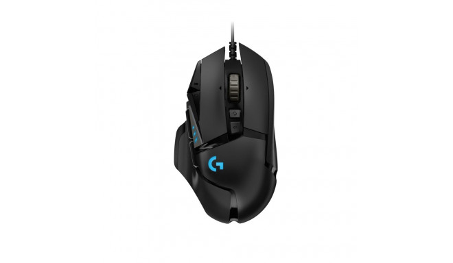 MOUSE USB OPTICAL G502 HERO/BLACK 910-005471 LOGITECH