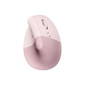 MOUSE USB OPTICAL WRL VERTICAL/PINK 910-006478 LOGITECH