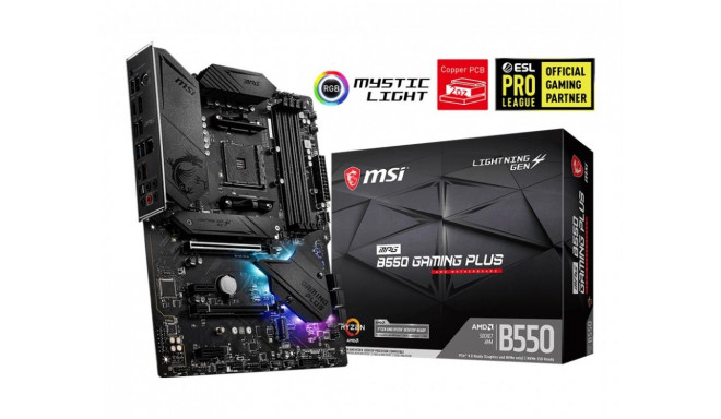 Mainboard|MSI|AMD B550|SAM4|ATX|2xPCI-Express 3.0 1x|1xPCI-Express 3.0 4x|2xM.2|1xPCI-Express 4.0 1x