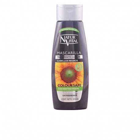 NATUR VITAL MASCARILLA COLOURSAFE #negro 300 ml
