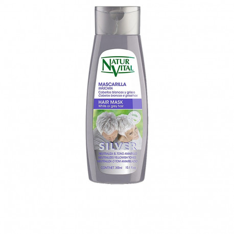 NATUR VITAL MASCARILLA SILVER white or gray hair 300 ml